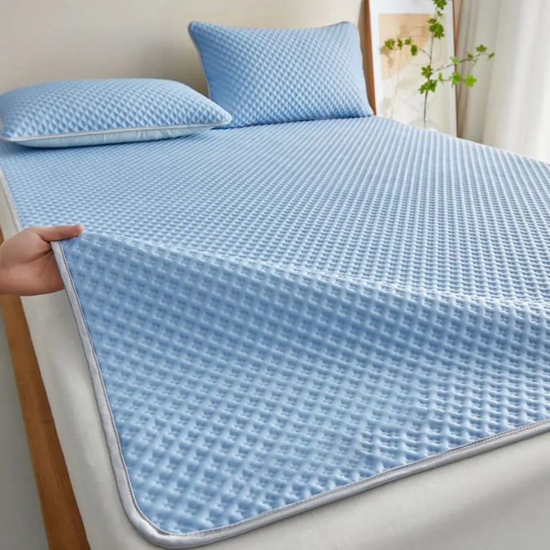 Colchão Refrescante de Seda Gelada | Respirável, Confortável e Macio para Cama