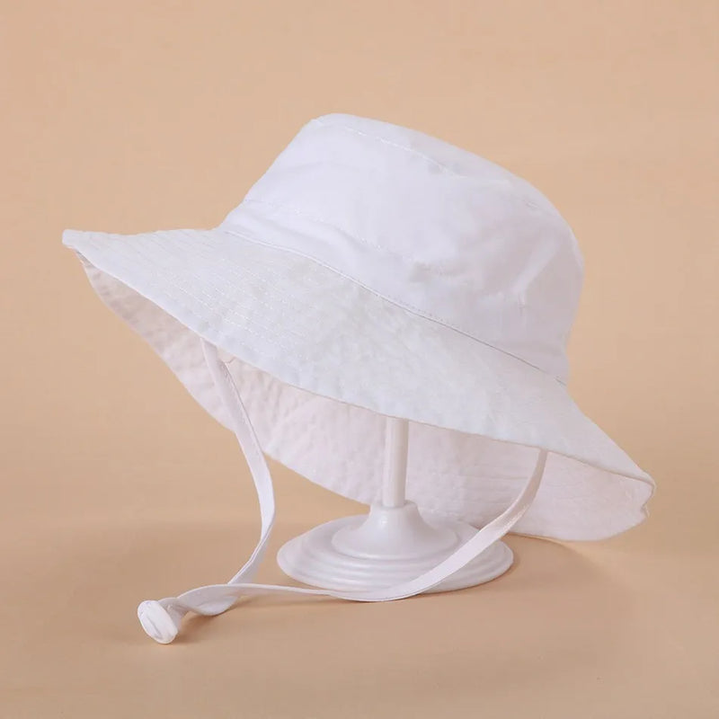Chapéu Infantil Unissex Estilo Pescador – Proteção Solar com Orelhinhas, para Bebês e Crianças (0 a 8 anos)