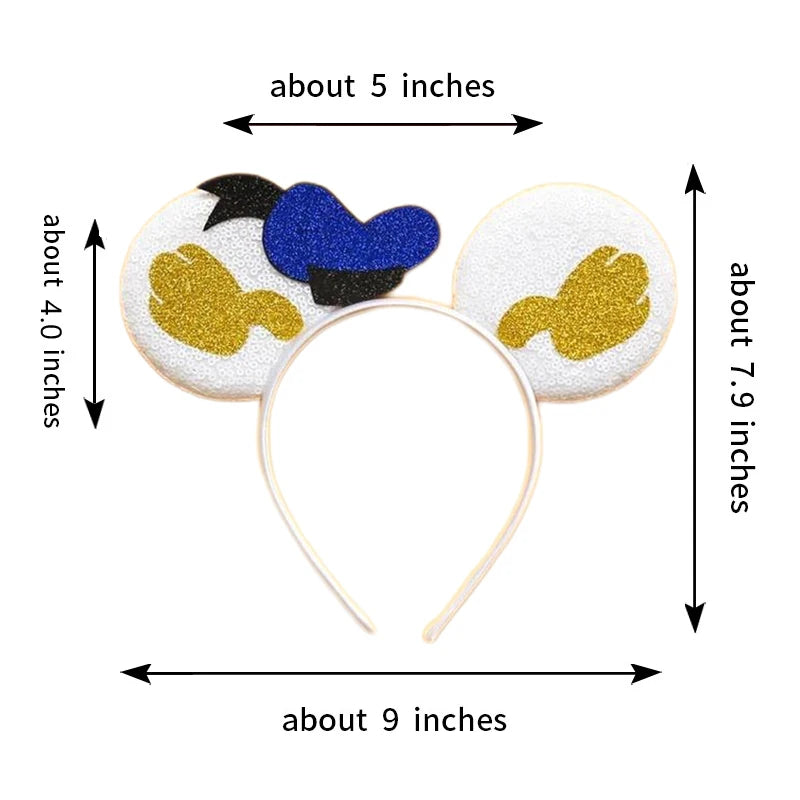 Tiaras com Orelhas do Mickey e Laços Disney – Acessórios de Cabelo para Bebês, Crianças e Adultos