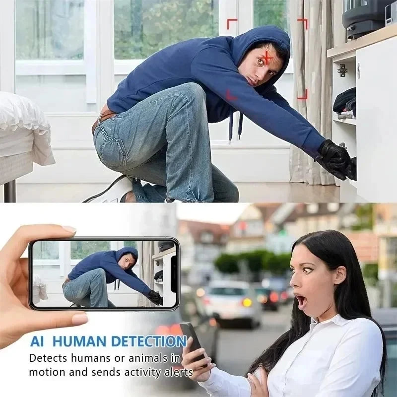 Mini Câmera X5 – 1080P Full HD, Visão Noturna, Detecção de Movimento e Conectividade Wireless