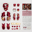 Action Figure Iron Man Anti-Hulk – Modelo Montável de 18 Polegadas com LED para Meninos