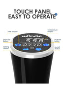 Circulador de Imersão Sous Vide Wancle 1100W | Cozimento Preciso com Tela LCD Touch | À Prova d’Água IPX7 | Controle Digital para Frango, Carne, Peixe e Vegetais