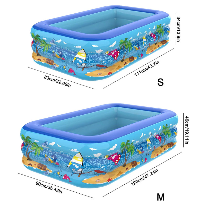 Piscina Inflável para Crianças – Baby Pool para Diversão de Verão Indoor e Outdoor