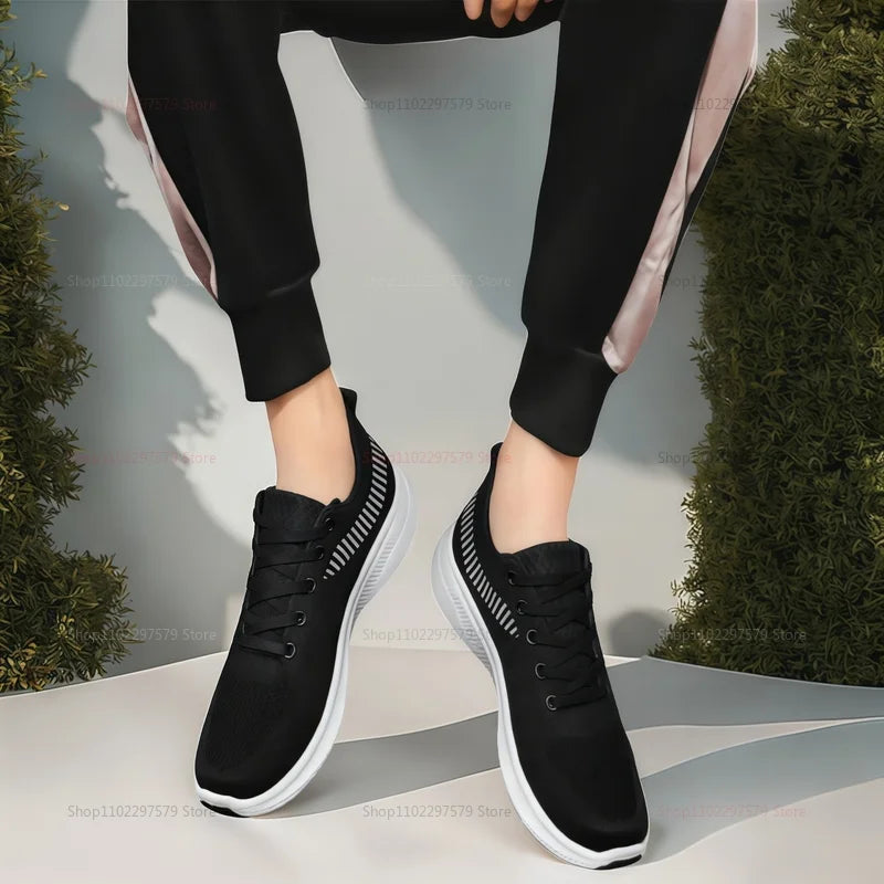 Tênis Casual Unissex Vulcanizado – Leve, Respirável e Confortável para Corrida, Caminhadas e Atividades ao Ar Livre