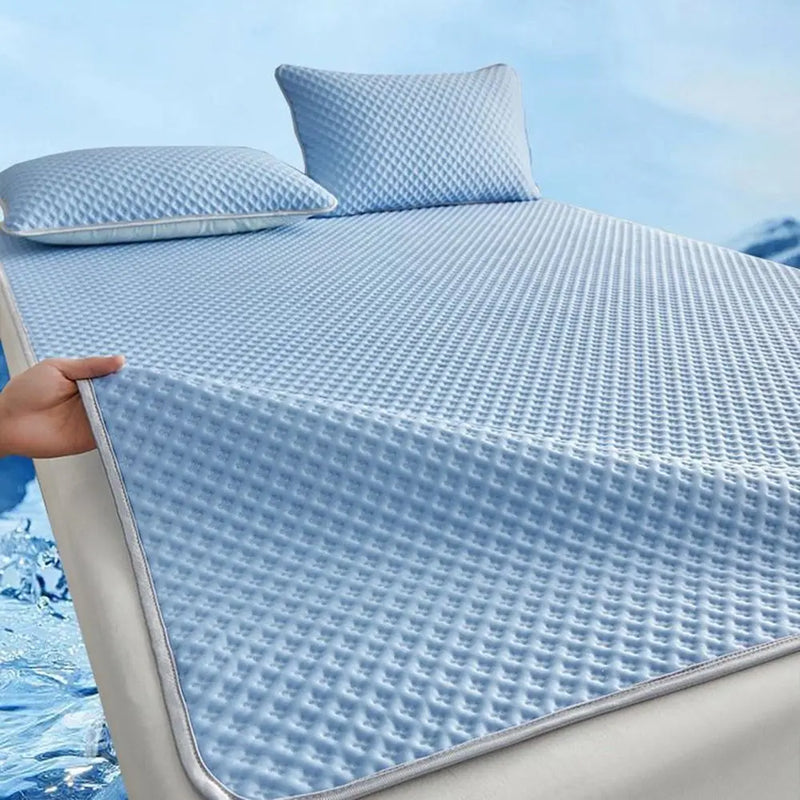 Colchão Refrescante de Seda Gelada | Respirável, Confortável e Macio para Cama