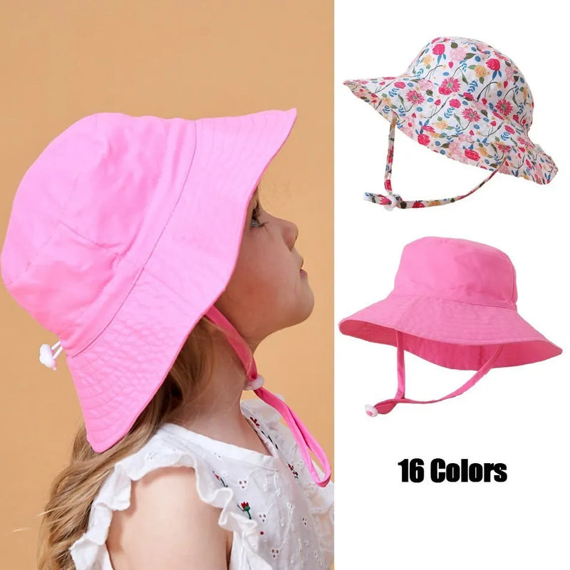 Chapéu Infantil Unissex Estilo Pescador – Proteção Solar com Orelhinhas, para Bebês e Crianças (0 a 8 anos)