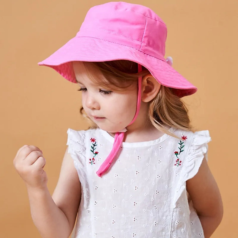 Chapéu Infantil Unissex Estilo Pescador – Proteção Solar com Orelhinhas, para Bebês e Crianças (0 a 8 anos)