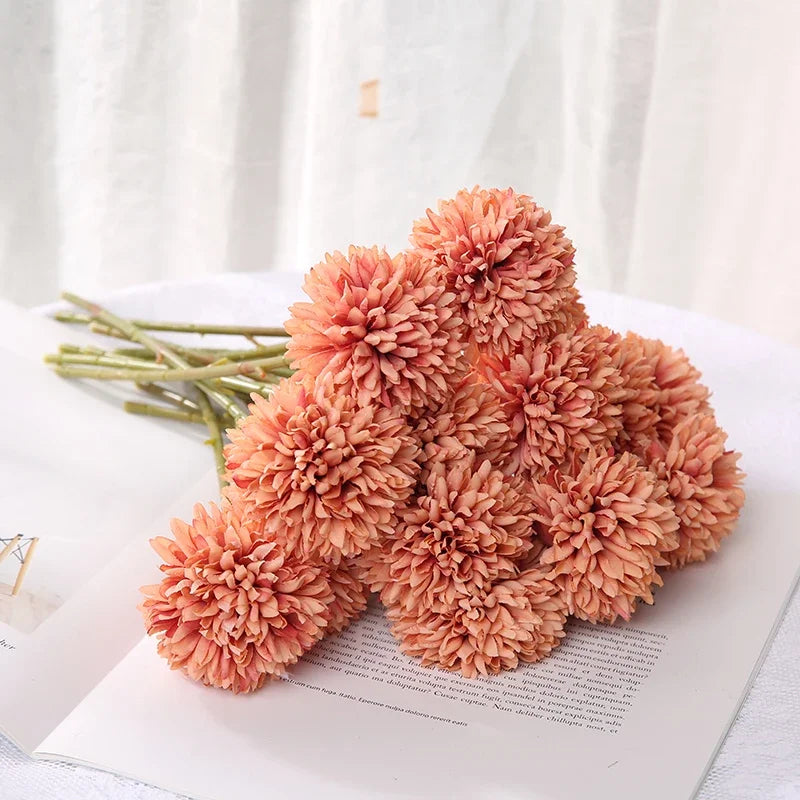 Buquê de Hortênsias Artificiais 5 Peças | Decoração de Casa, Quarto e Casamento