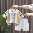 Conjunto Infantil Menino Verão – Camiseta e Shorts em Algodão 2 Peças com Estampa Divertida