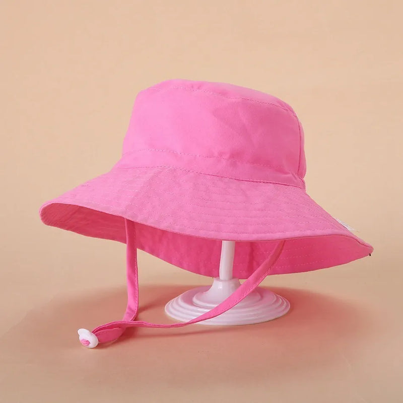 Chapéu Infantil Unissex Estilo Pescador – Proteção Solar com Orelhinhas, para Bebês e Crianças (0 a 8 anos)