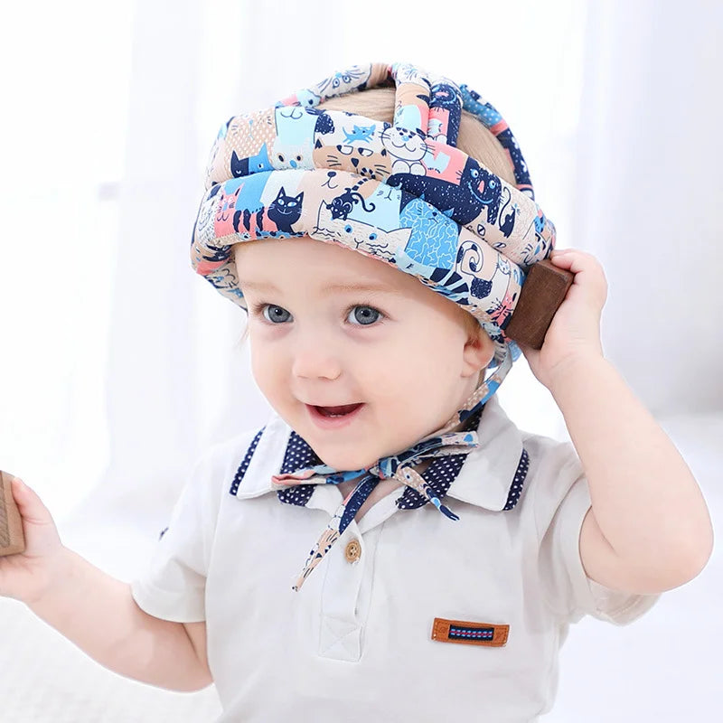 Capacete de Segurança Infantil Anti-Queda – Proteção de Cabeça para Bebês e Toddlers (1 a 3 anos)