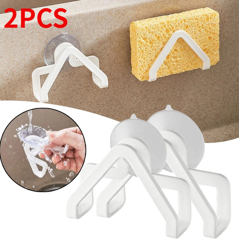 Suporte para Esponja de Pia 2 Peças | Rack de Armazenamento para Cozinha e Banheiro | Prateleira Escorredora para Utensílios