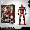 Action Figure Iron Man Anti-Hulk – Modelo Montável de 18 Polegadas com LED para Meninos