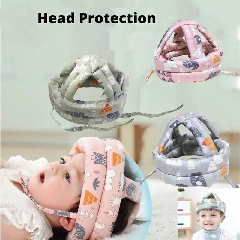 Capacete de Segurança Infantil Anti-Queda – Proteção de Cabeça para Bebês e Toddlers (1 a 3 anos)