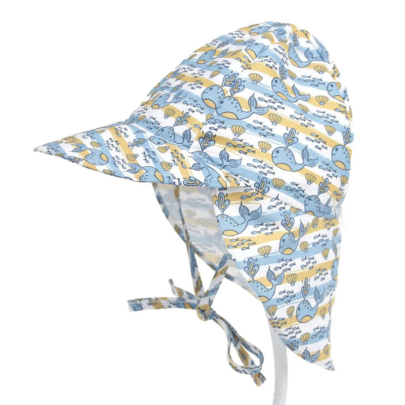 Chapéu de Sol Infantil Ajustável – Proteção Solar FPS 50+ para Bebês e Crianças