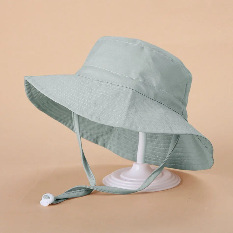 Chapéu Infantil Unissex Estilo Pescador – Proteção Solar com Orelhinhas, para Bebês e Crianças (0 a 8 anos)