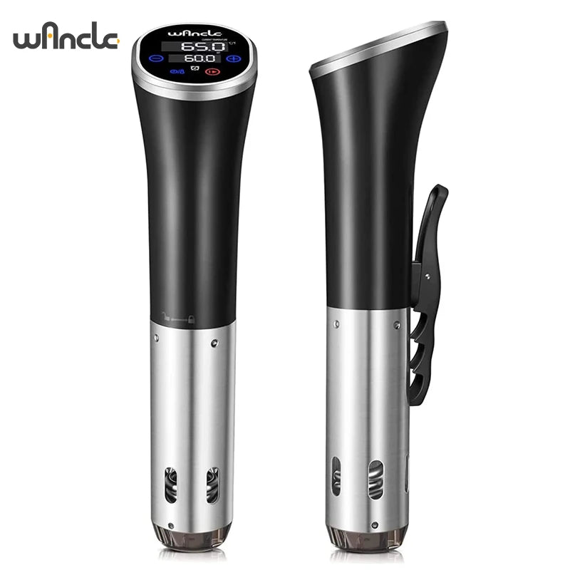 Circulador de Imersão Sous Vide Wancle 1100W | Cozimento Preciso com Tela LCD Touch | À Prova d’Água IPX7 | Controle Digital para Frango, Carne, Peixe e Vegetais