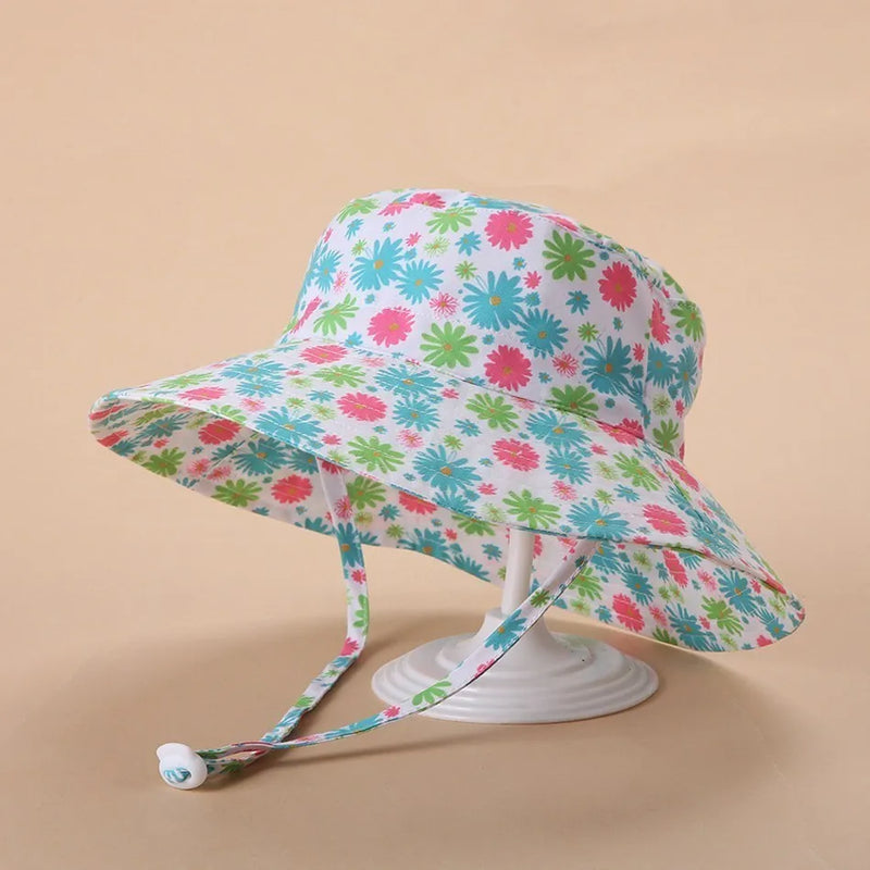 Chapéu Infantil Unissex Estilo Pescador – Proteção Solar com Orelhinhas, para Bebês e Crianças (0 a 8 anos)