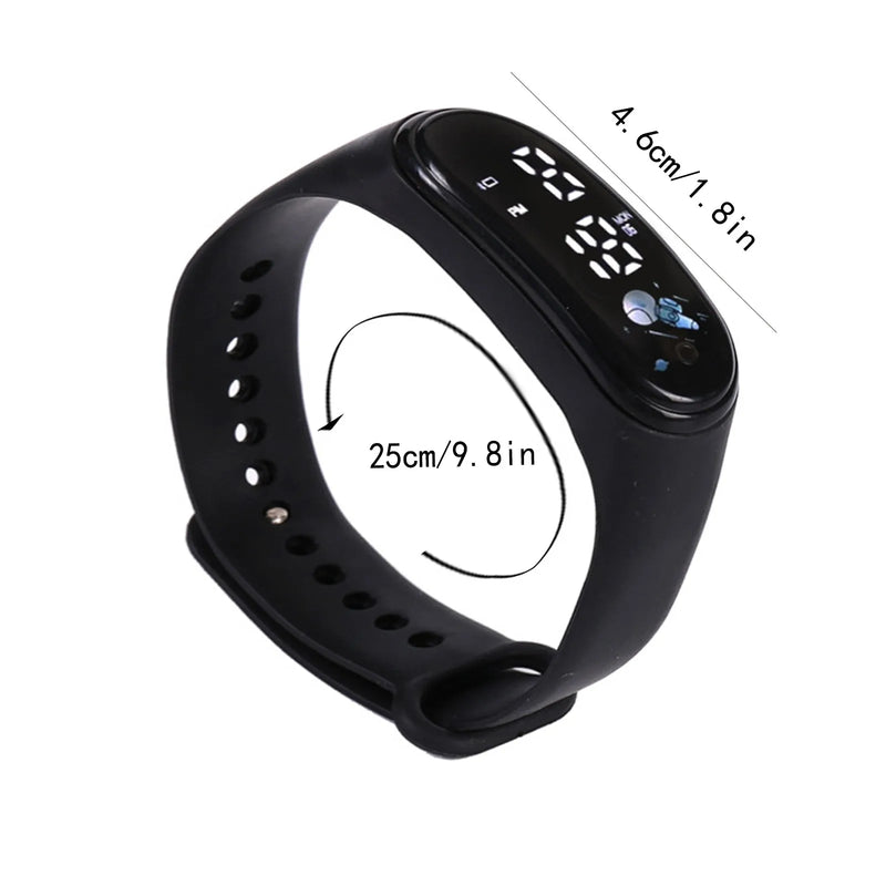 Relógio Infantil Esportivo à Prova d’Água – Analógico e Digital com Pulseira de Silicone