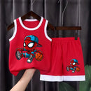 Conjunto Infantil Esportivo para Meninos – Regata e Shorts Respirável de Malha para Verão (4 a 6 anos)